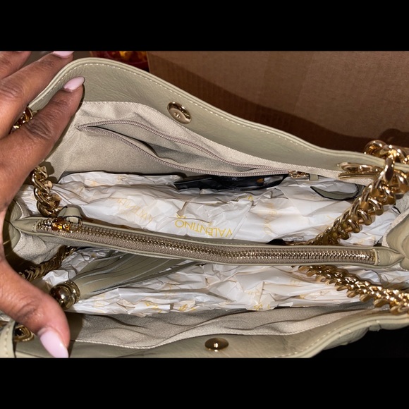 NWT Valentino Luisa D Leather Shoulder Bag - Picture 8 of 9